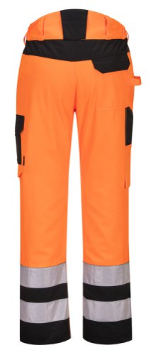 Portwest PW241 PW2 Hi-Vis Service Trousers Orange/Black 28