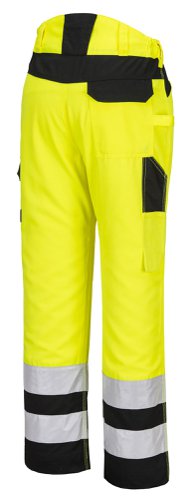 Portwest PW241 PW2 Hi-Vis Service Trousers Yellow/Black 28