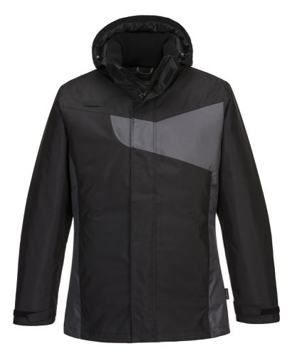 Portwest PW260 PW2 Winter Jacket Black/Zoom Grey XXL