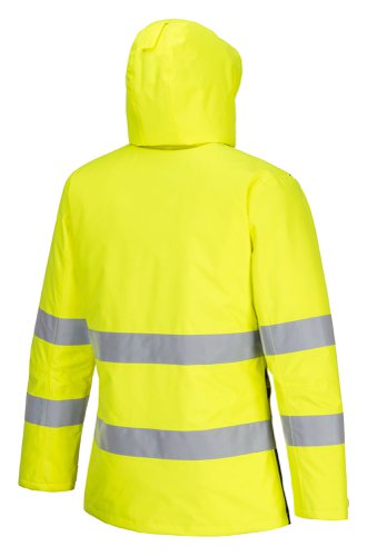 Portwest PW261 PW2 Hi-Vis Winter Jacket Yellow/Black 4XL