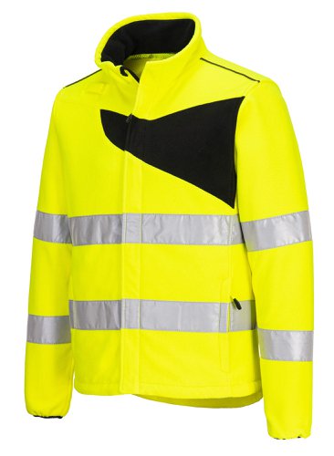 Portwest PW2 Hi Vis Fleece 2XL Yellow/Blk | Portwest