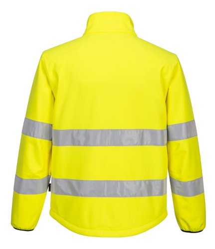 Portwest PW2 Hi Vis Softshell 2L 3XL Yellow/Blk | POW35857 | Portwest