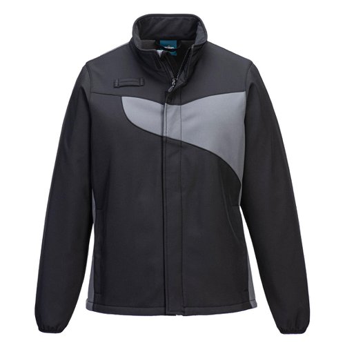 Portwest PW278 PW2 Women's Softshell (2L) Black/Zoom Grey L