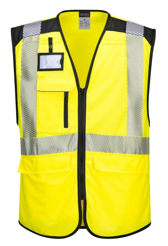 Portwest PW309 PW3 Hi-Vis Executive Vest Yellow/Black 4XL