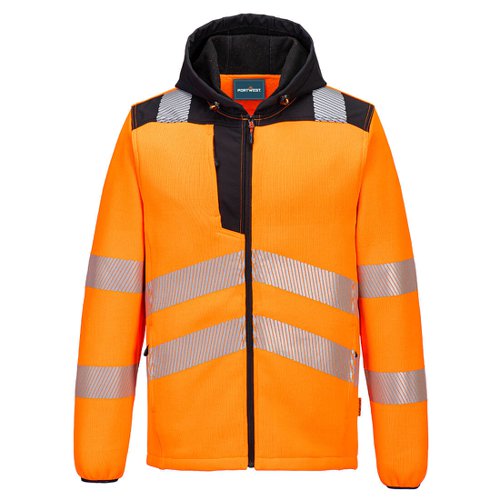 Portwest PW335 Hi-Vis Technical Fleece Orange/Black 4XL