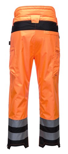 Portwest PW3 Hi Vis Extreme Rain Trousers L Orange/Blk