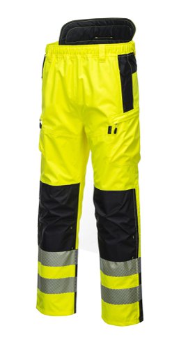 Portwest PW3 Hi Vis Extreme Rain Trousers 2XL Yellow/Blk