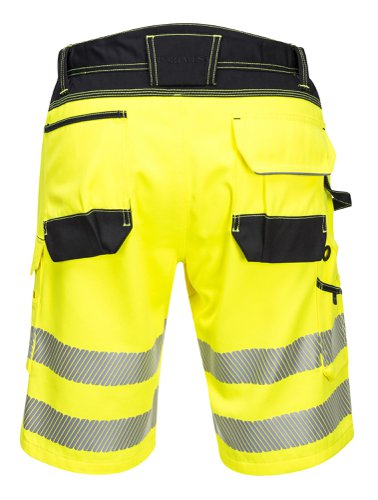 Portwest PW348 PW3 Hi-Vis Shorts Yellow/Black 38