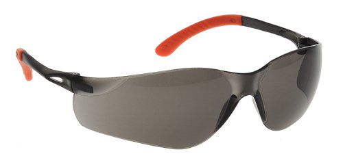 Portwest PW38 Pan View Spectacles Smoke/Orange