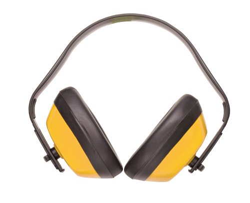 Portwest PW40 Classic Ear Defenders Yellow Ear Defenders PW40YER