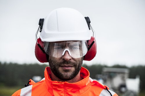 Portwest Endurance Plus Visor Helmet Yellow