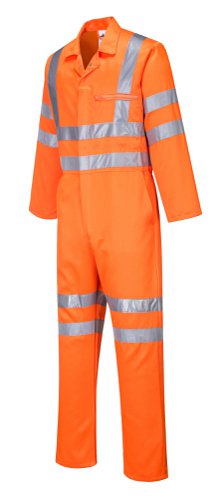 Portwest Hi Vis Polycotton Service Coverall XS Orange | Portwest