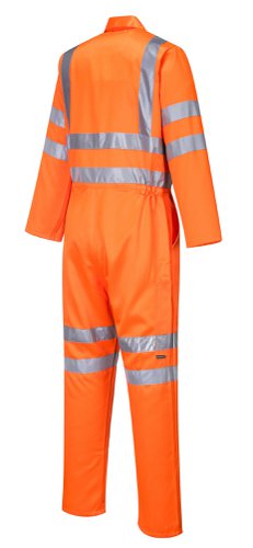 Portwest Hi Vis Polycotton Service Coverall L Orange Tall | Portwest