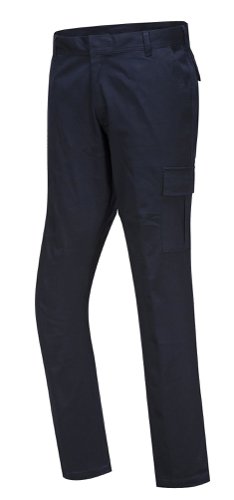 Portwest S231 Stretch Slim Fit Combat Trousers Dark Navy 28