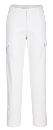 Portwest S233 Women's Stretch Cargo Trousers White 26