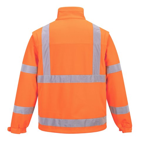 Portwest S428 Hi-Vis 2-in-1 Softshell (3L) Orange 4XL