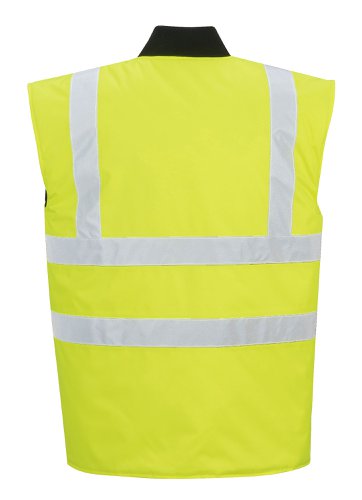 Portwest Hi Vis Reversible Bodywarmer XS Yellow