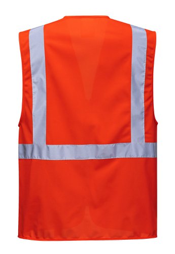 Portwest Berlin Hi Vis Executive Vest 2XL Red (Pack of 10)