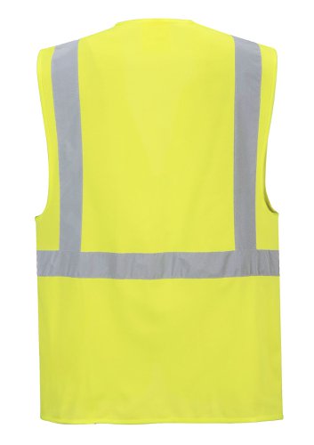 Portwest Berlin Hi Vis Executive Vest 3XL Yellow (Pack of 10)