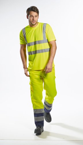 Portwest Hi Vis T-Shirt S/S 3XL Yellow POW12835