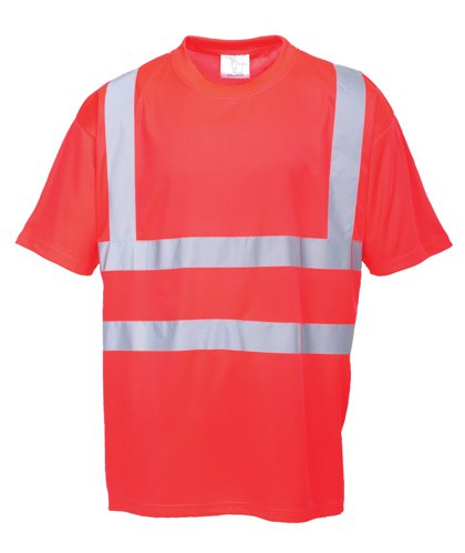 Portwest S478 Hi-Vis T-Shirt S/S Red M