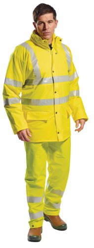 Portwest Sealtex Ultra Hi Vis Rain Jacket 4XL Yellow