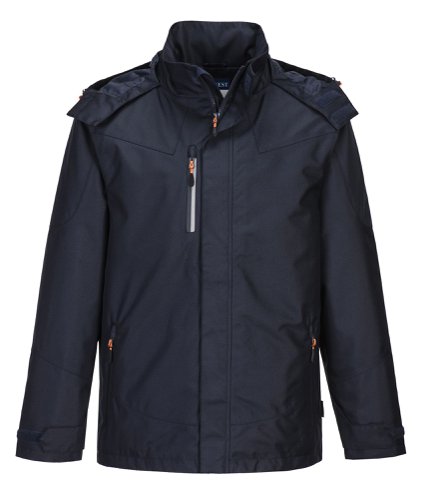 Portwest S555 Outcoach Rain Jacket Dark Navy L