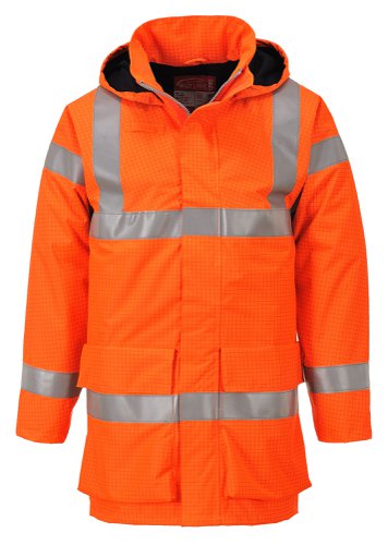 Portwest S774 Bizflame Rain Hi-Vis Multi Lite Jacket Orange L
