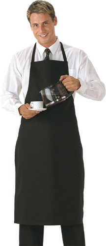 Portwest Polycotton Bib Apron Blk (Pack of 12)