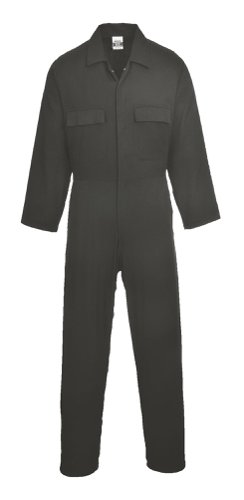 Portwest S998 Euro Cotton Work Coverall Black L