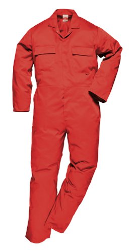 Portwest Euro Work Coverall 4XL Red