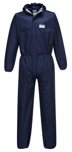 Portwest ST30 BizTex SMS Coverall Type 5/6 (Pk50) Navy L