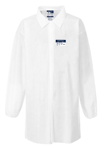 Portwest ST31 BizTex SMS Coat Type PB [6] (Pk50) White