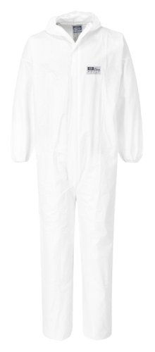 Portwest ST50 BizTex Microcool Coverall Type 5/6 (Pk50) White
