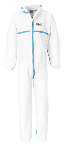 Portwest ST60 BizTex Microporous Coverall Type 4/5/6 (Pk50) White