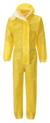 Portwest ST70 BizTex Microporous Coverall Type 3/4/5/6 Yellow