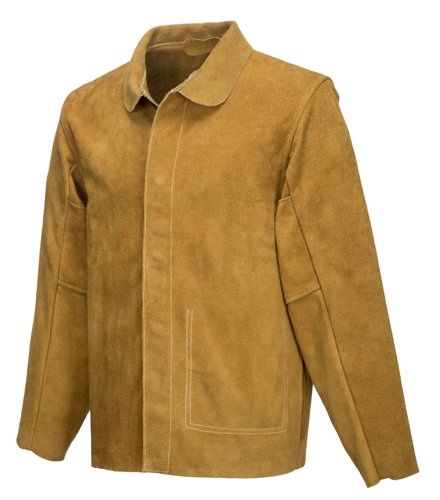 Portwest SW34 Leather Welding Jacket Tan M Jackets SW34TARM