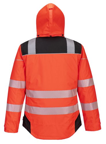 Portwest PW3 Hi Vis Winter Jacket XL Red/Blk | POW38942 | Portwest