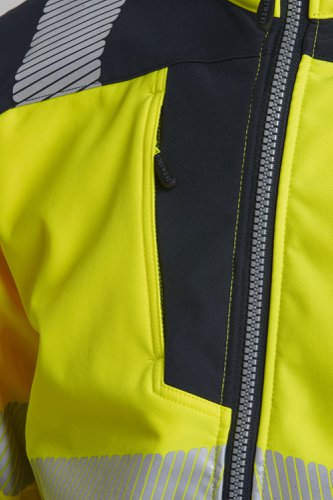 Portwest PW3 Hi Vis Softshell 3L S Red/Blk | POW39099 | Portwest