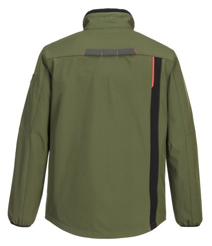 POW34967 | Cutting edge softshell jacket that has a windproof, water-resistant and breathable membrane with the added luxury of a micro polar fleece. Clever features include Ezee Zip technology, pre-formed elbows, reflective trims and multiple pockets.