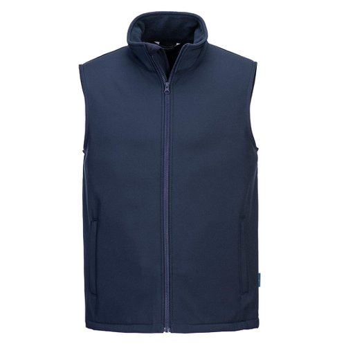 Portwest TK22 Print and Promo Softshell Gilet (2L) Navy 4XL