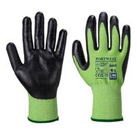Portwest A645 Green Cut Glove - Nitrile Foam Green/Black