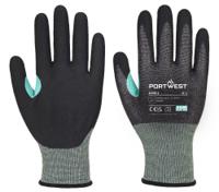 Portwest A661 CS Cut E18 Nitrile Glove Black