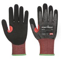 Portwest A672 CS Cut F13 Nitrile Glove Black