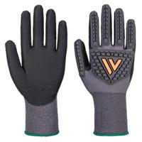 Portwest A715 Grip 15 Nitrile Impact Glove Black