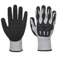 Portwest A723 TPV Impact Cut Glove Grey/Black L