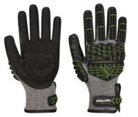 Portwest A755 VHR15 Nitrile Foam Impact Glove Black/Green L