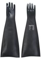 Portwest A803 Heavyweight Latex Rubber Gauntlet 600mm Black L