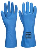 Portwest A814 Food Approved Nitrile Gauntlet Blue XL