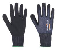 Portwest AP18 SG Cut C15 Eco Nitrile Glove (Pk12) Blue/Black XXL